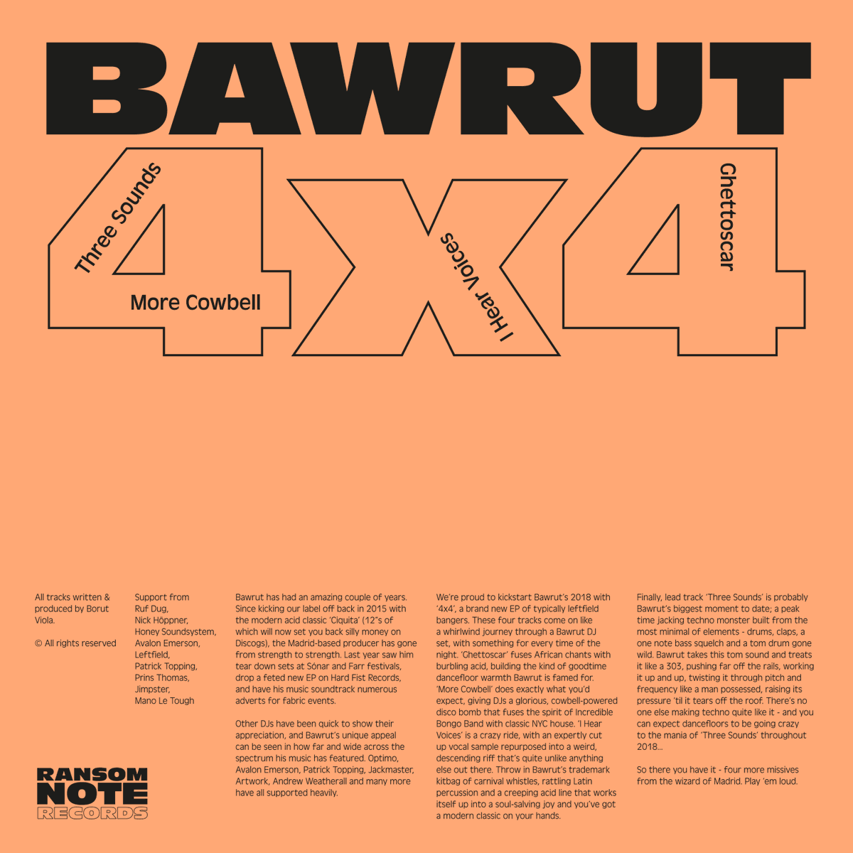 Bawrut 4x4, Ransom Note, identity development